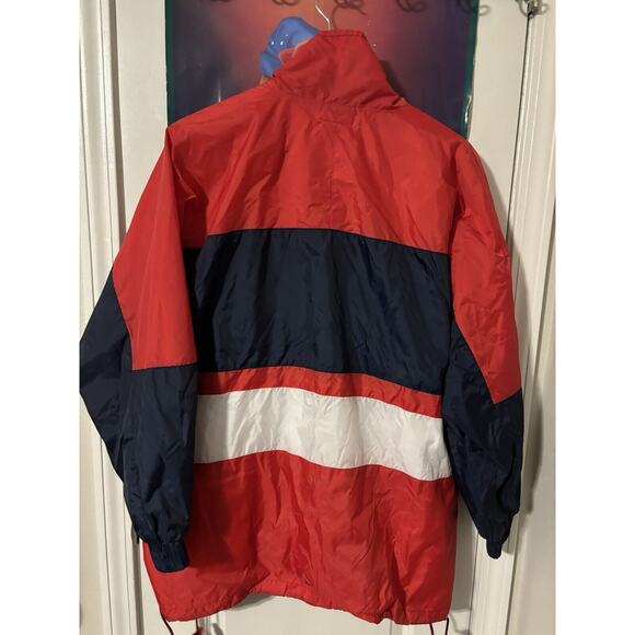 vintage y2k fubu red white blue zip up windbreaker mens size XL - Picture 2 of 6